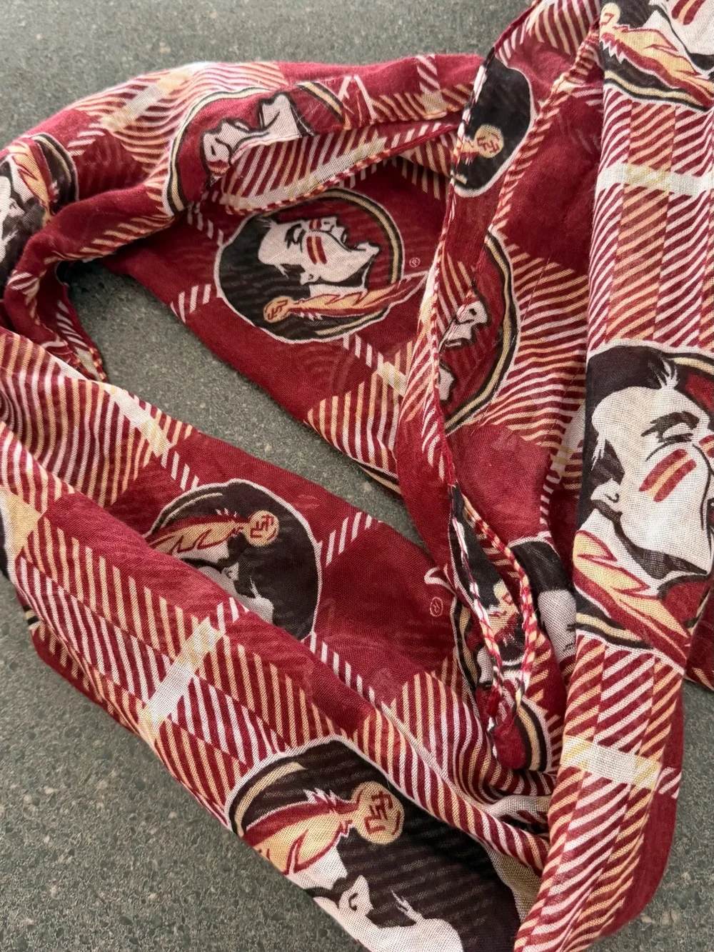 FSU Seminoles Plaid Infinity Scarf – Officially Licensed Forever Collectibles
